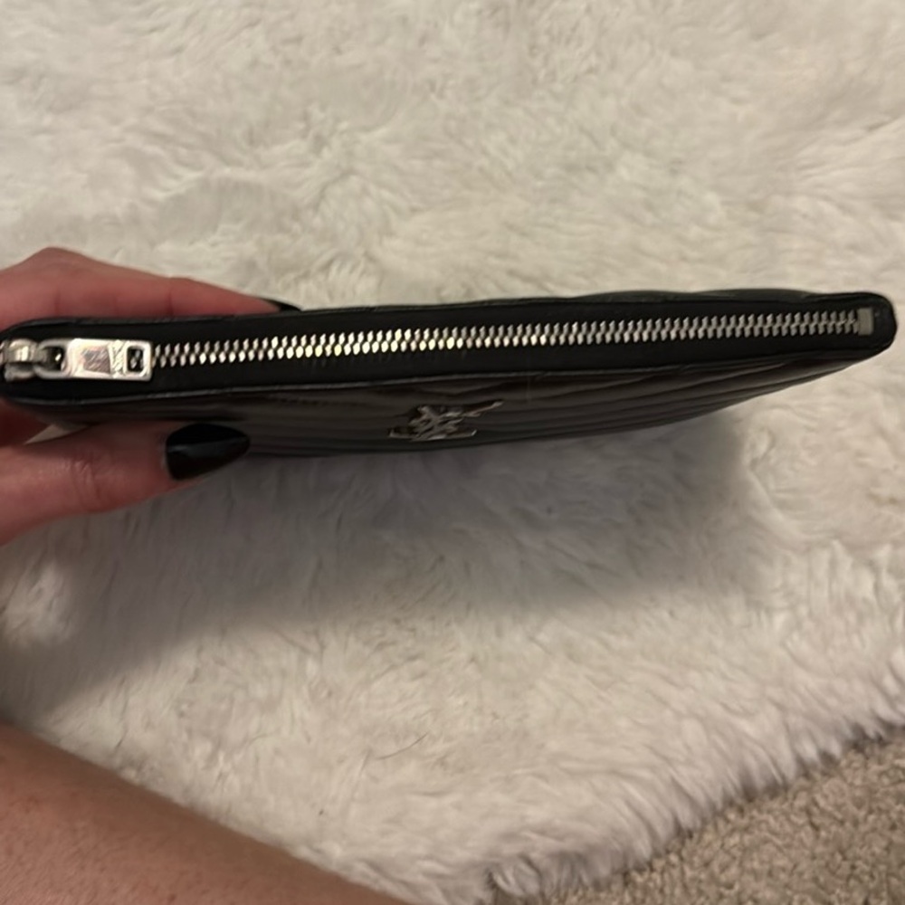 Yves Saint Laurent Black Clutch - Picture 6 of 8